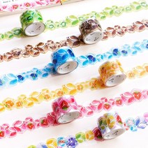 아이스 쉐이크 모양 pet 테이프 과일 얼음 테이프 다꾸 폰꾸 폴꾸, 아이스딸기