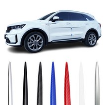 SLY 쏘렌토 mq4 문콕방지 도어가드 한차분 4p, L, 카본레드