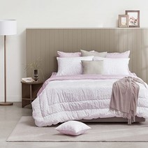 셀러허브_리빙 [알레르망] 브리엘 차렵이불 S 단품 핑크