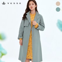 예쎄 점퍼형 롱 트렌치코트 YT03BY01M