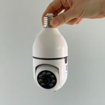 전구형 무선 CCTV 스마트폰 간편 설치 360도 회전 매장 사무실 창고 실외 카메라, 전구형 CCTV+32GB