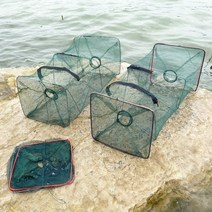fish trap net 낚시 장비 게 새우 새우 가재 랍스터 crawdad foldable 캐스팅 그물 낚시 케이지 야외 그물 높이