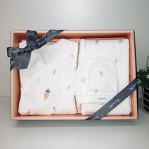 아가방 당근토끼3종세트 신생아배네옷+손싸게+속싸보가 한세트입니다~~신생아 선물& 임신선물