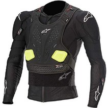 알파인스타 남성용 Bionic Pro V2 보호 오토바이 재킷, X-Large, Black/Yellow