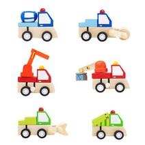 원목 태엽 자동차 6종, 크레인