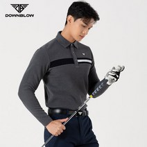 [기타브랜드] 다운블로우 남성 골프 카라긴팔티셔츠 DBFWLG-6203-1M