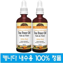 (캐나다 직구) 홀리스타 티 트리 오일 Holista Tea Tree Oil 100 ml 2병, 2개, 100ml