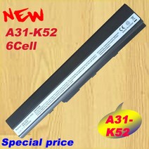 노트북 배터리 HSW Asus A52 A52J A52F A52JB A52JK A52JR K42 K42F K42JB K42JK K52F K52J A31-K52 A32-K5, 02 6600 미리암페르하우어