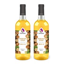 포모나 헤이즐넛시럽 1000ml 2개묶음카라멜