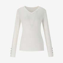 시흥점 브이넥 소매단추 니트/ OYALKT3IV