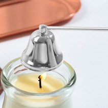 촛불끄는 캔들 스너퍼 벨 모양 실버 골드 로즈골드 3컬러 캔들 불끄기 그을음 방지