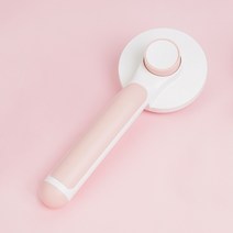 멍냥이 원터치 브러쉬 강아지 빗 고양이 빗, 그레이