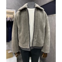 리버클래시 23F/W 그레이 2WAY카라 덤블 플리스 오버핏 점퍼(LJW22225)