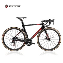 트위터자전거 THUNDDER RS24단-DISC 풀카본 카본구동계, 블랙레드, 50, 100%완조립배송