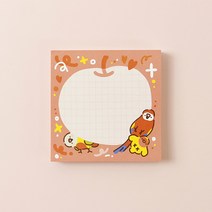 빨간 사과 앵무새 떡메모지, 단품