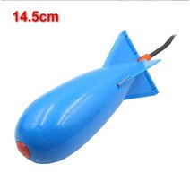 잉어 낚시 로켓 피더 대형 소형 Spod 폭탄 플로트 루어 미끼 홀더 14.5cm 19cm 펠렛 액세서리, 14.5cm Blue, CHINA