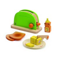 Hape 팝업 토스터 목제 액세서리 포함 주방 놀이 세트