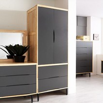 디앤홈 SY 2단 서랍 옷장 수납장 장롱 드레스룸 옷걸이 행거 장농, 상세페이지 참조