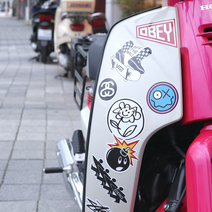 슈퍼커브스티커 베스파스티커 오토바이 스쿠터 뉴멀티 스트릿 트렌드1, 1개