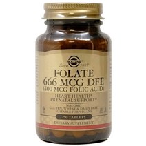 솔가 FOLATE 엽산 666mcg DFE 250정 산모선물 보조제, 1개, 기본