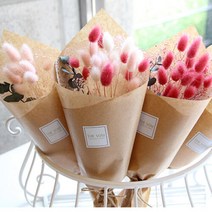 더봄 허니테일미니꽃다발 (4color)프리저브드, 컬러믹스