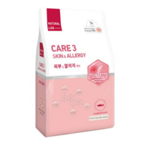 네츄럴랩 케어3 유기농 기능성 건식사료 강아지 피부 앤 알러지, 피부/알러지 케어, 6kg, 1개