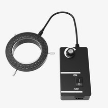 산업 쌍안 입체 확대경 144 LED 조명 링 광원 RF4 현미경, 02 60 LED ring 조명_01 US PLug