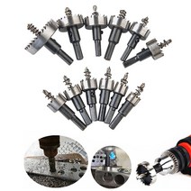 리머 12 개 15-50mm HSS 고속 스틸 코어 드릴 비트 스테인레스 금속 리머 목재 합금, 한개옵션0
