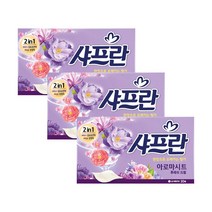 샤프란 아로마 시트 30매 섬유 유연제 간편한 티슈형, 09_후레쉬드림 x 3개 (90매)