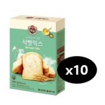 [CJ제일제당] 백설 식빵 믹스 (380gx2입)x10세트, 1, 세트