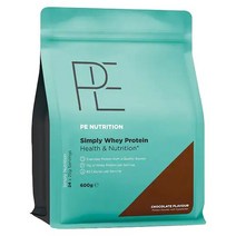 PE 뉴트리션 심플리 유청 단백질 초콜릿 600g 웨이 프로틴 쉐이크, 1개