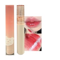 KWOLYKIM 글래스 워터 리프터 글로스 하이드레이팅 립글로스, 03 딸기