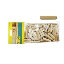 목심 나무못 목다보 가구부속 목봉 8X40MM 100개입