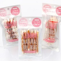 GUMMM 소형견개껌 애견덴탈껌 치킨껌 5p 5개 비숑 먹이 마르티즈 골든리트리버 말 보더콜리, 벤타샵상품선택