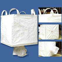 항공마대 톤 백 하부 출구 내마모성 컨테이너 가방, 이중강화 1톤 100 100 100