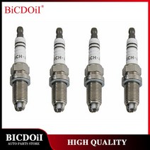 자동차 점화 4/6Pc 101000051AA F7LTCR 점화 플러그 폭스 바겐 비틀 골프 제타 Passat 아우디 BMW 스즈키, 01 4Pcs