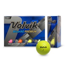 볼빅 프리미엄 블루 90 골프공 12구 (컬러 랜덤), 1개, 1개