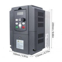 위상변환기 220v입력 380v출력 스텝 업 부스트 컨버터 인버터 220v ~ 380v 11KW 모터 VFD 용 3 상 전원 변, [06] 220V to 380V 7.5kw