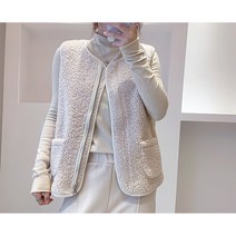 일상더함 가볍게 걸치는 조끼 뽀글이 베스트