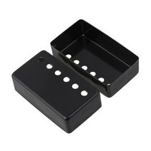 험버커 LP 기타 픽업 커버 2 개 세트 니켈 50mm & P ole 간격 Epiphone Les paul에 적합, 02 Black