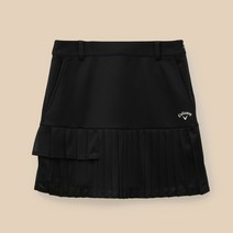 캘러웨이 여성 골프 웨어 2023 SS 치마 골판지 주름 스커트 블랙