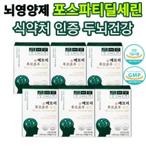 메모리투모로우 골드 식약처인증 포스파티딜세린 은행잎추출물 PS 징코 인지력 개선 건강기능식품, 6박스, 180g