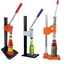 병뚜껑 마개 밀봉기 포장 기름병 뚜껑 접착기, 오렌지 레드