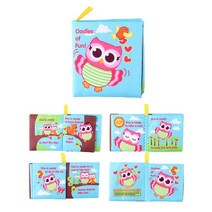 아기 유아 장난감 감각 촉감 발달 놀이 교육 완구 12-36months Boby 헝겊 책 조기 학습 개발 어린이 패브릭 주름 초등학교, [02] as show