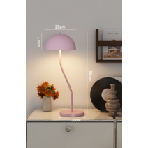 헤이즈스튜디오 장스탠드 이케아 머쉬룸 루이스폴센 활장 플로어스탠드, 핑크 단스탠드 12W 리모컨