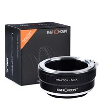 K& FConcept 어댑터-Praktica 마운트 렌즈-소니호환 카메라 NEX A7R2 A9 a5000, 한개옵션0
