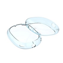 에어팟 맥스 커버 소프트 실리콘 이어폰 보호 슬리브 헤드폰용 Airpods Max 호환, 01 Clear Blue