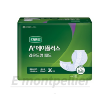 유한킴벌리 남녀공용 디펜드 속 기저귀 라운드형 성인기저귀/패드 대형, 29x56cm/라운드 대형, 30개입, 20개