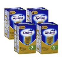 Aptamil 압타밀 골드 플러스 프로누트라 2단계 팔로우 온 분유 개별포장 21g 4개입 4팩 Gold Plus Pronutra Follow On