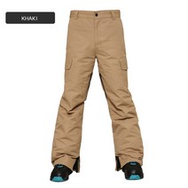 승마옷도남성 스노우보드 팬츠 스키 방수 통기성 겨울, 01 Khaki_04 XXL